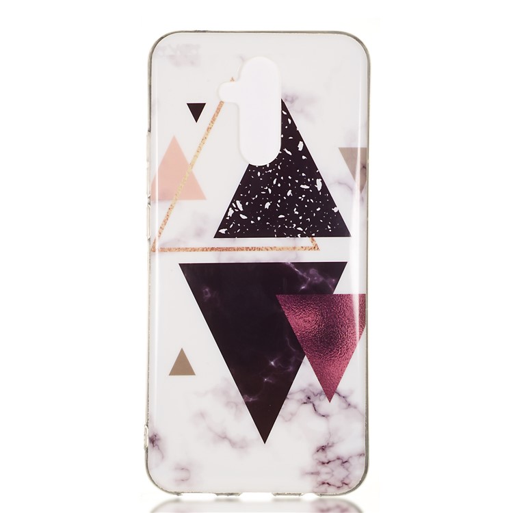 Marble Pattern IMD Soft TPU Gel Case for Huawei Mate 20 Lite - Style S-2
