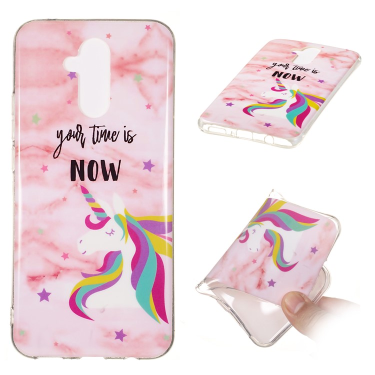 Marble Pattern IMD TPU Shell Accessory for Huawei Mate 20 Lite - Style V-1