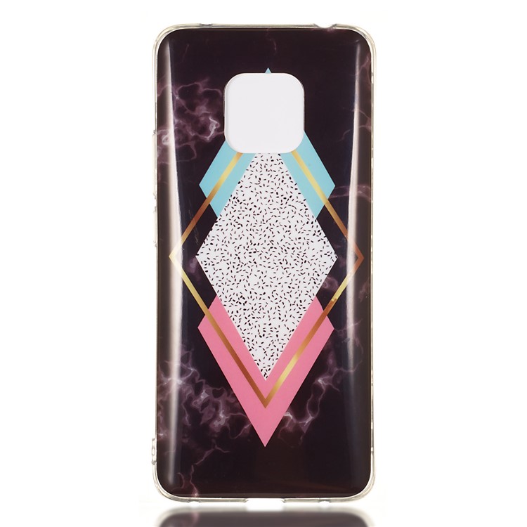 For Huawei Mate 20 Pro Case [Marble Pattern] IMD TPU Case - Style A-2