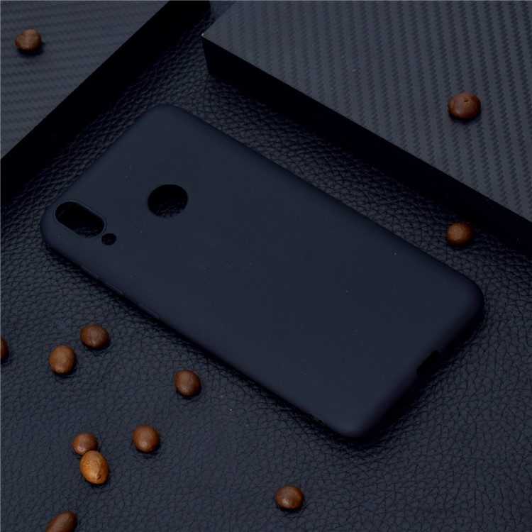 Soft Frosted TPU Case for Huawei Honor 8C - Black-6