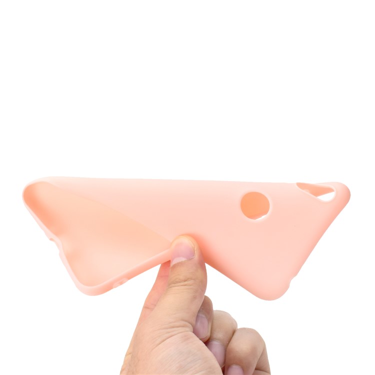Soft Frosted TPU Mobile Phone Case for Huawei Honor 8C - Pink-5