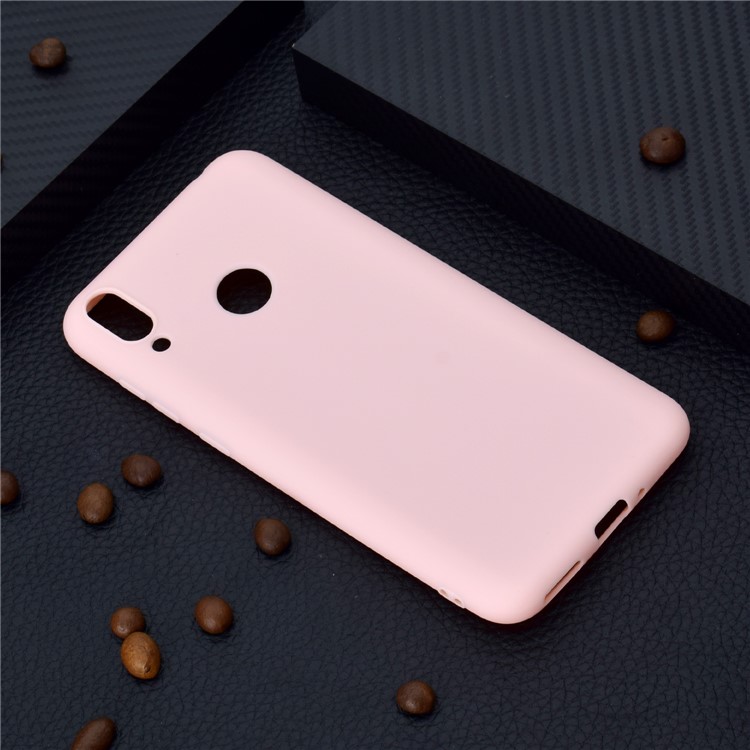 Soft Frosted TPU Mobile Phone Case for Huawei Honor 8C - Pink-6