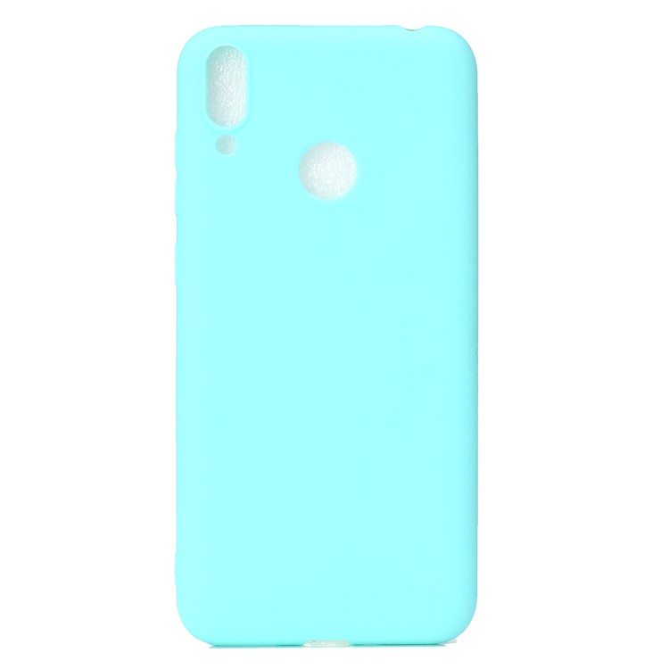 Soft Frosted TPU Cover Phone Case for Huawei Honor 8C - Baby Blue-2