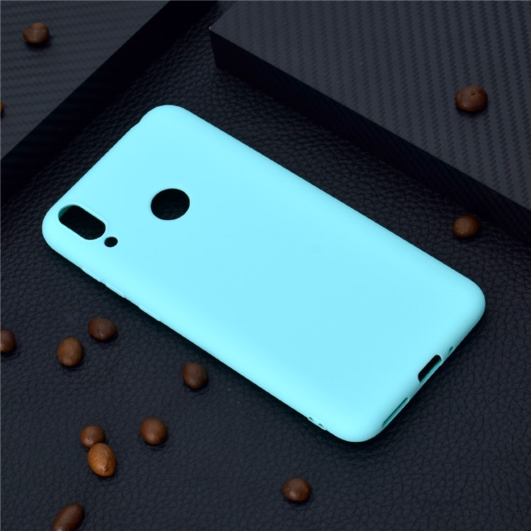 Soft Frosted TPU Cover Phone Case for Huawei Honor 8C - Baby Blue-6