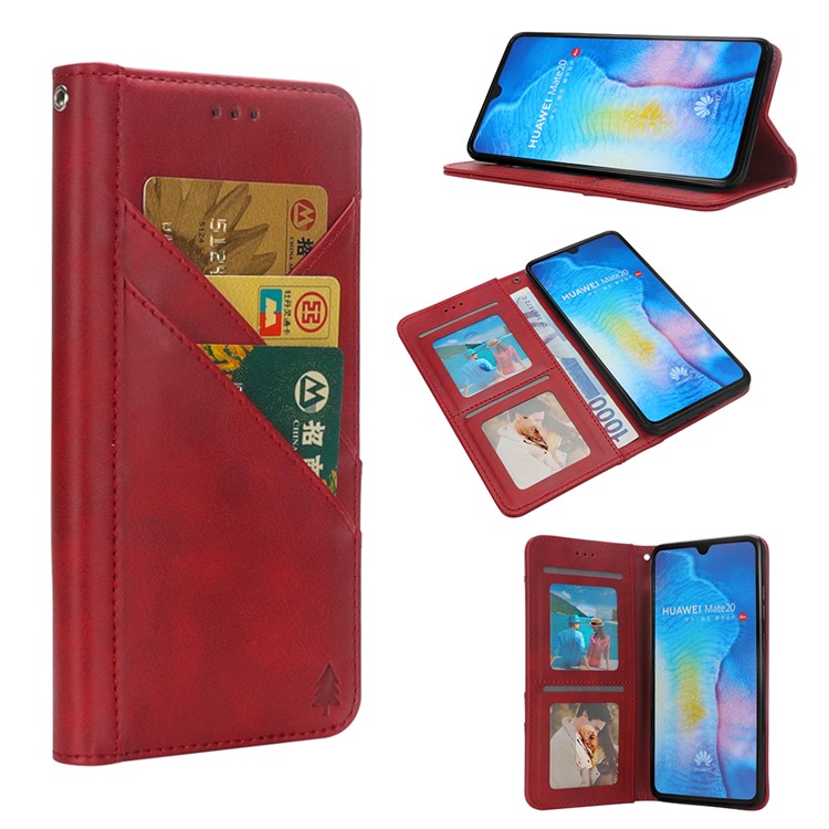 Flip-Portemonnaie Aus Leder Für IPhone 20 - Rot-1