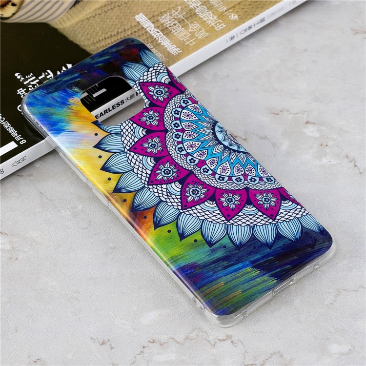 Luminous Glow Pattern Printing TPU Protective Case for Huawei Mate 20 Pro - Colorized Mandala Pattern-4