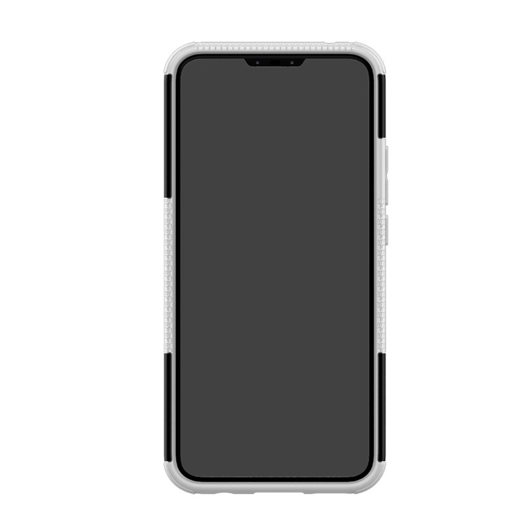 Anti-slip PC + TPU Hybrid Cover with Kickstand for Huawei Mate 20 Lite / Maimang 7 - White-4