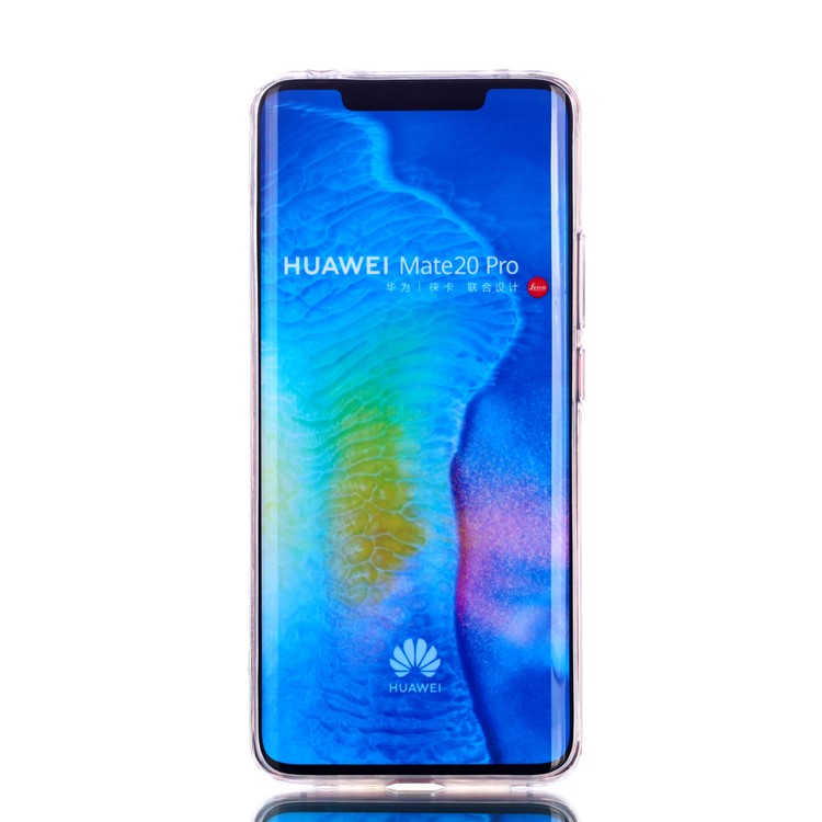 Embossed Pattern 3D Diamond Texture TPU Case for Huawei Mate 20 Pro - Feather Pen-4