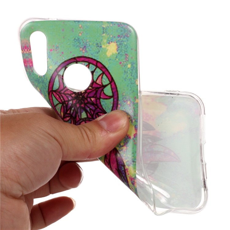 Patterned IMD Soft Matte TPU Cell Phone Case for Huawei P20 Lite / Nova 3e (China) - Dream Catcher-5