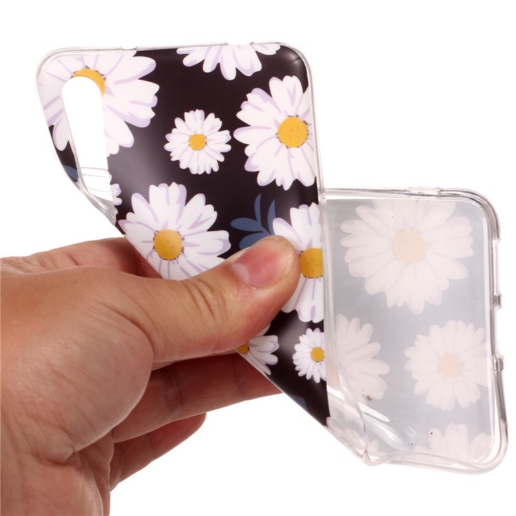 Pattern Printing Matte Surface IMD TPU Cover Case for Huawei P20 Pro - Chrysanthemum-5