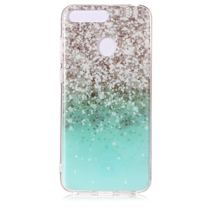 Pattern Printing Matte Surface IMD TPU Soft Case for Honor 7A (with Fingerprint Sensor) / Honor 7A Pro / Enjoy 8e - Sequins-2