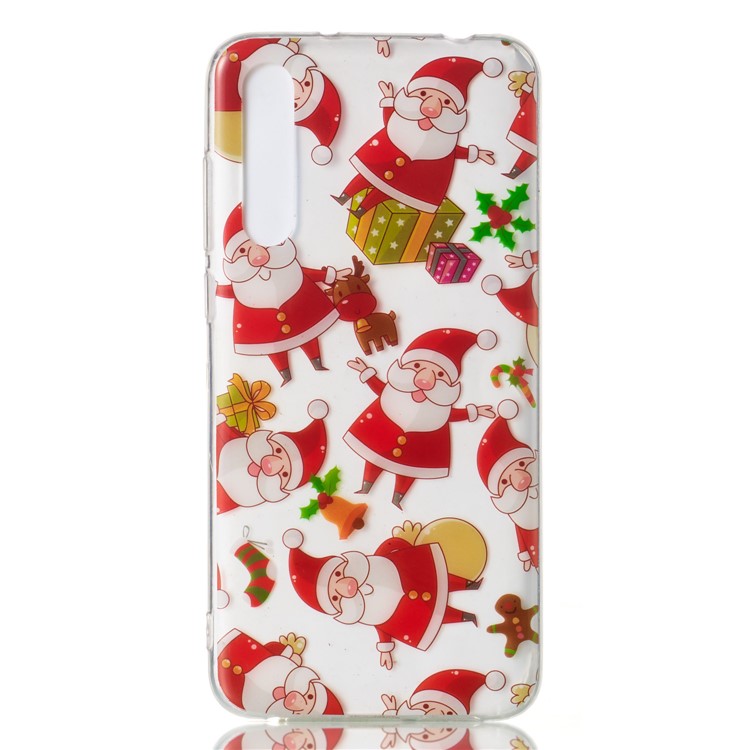 Christmas Pattern Printing TPU Jelly Mobile Case for Huawei P20 Pro - Santa Claus-2