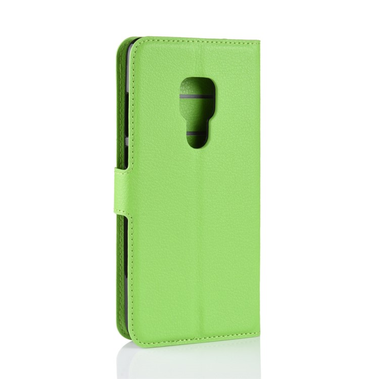 Litchi Skin PU Leather Magnetic Wallet Stand ProtectiveCase for Huawei Mate 20 X - Green-3
