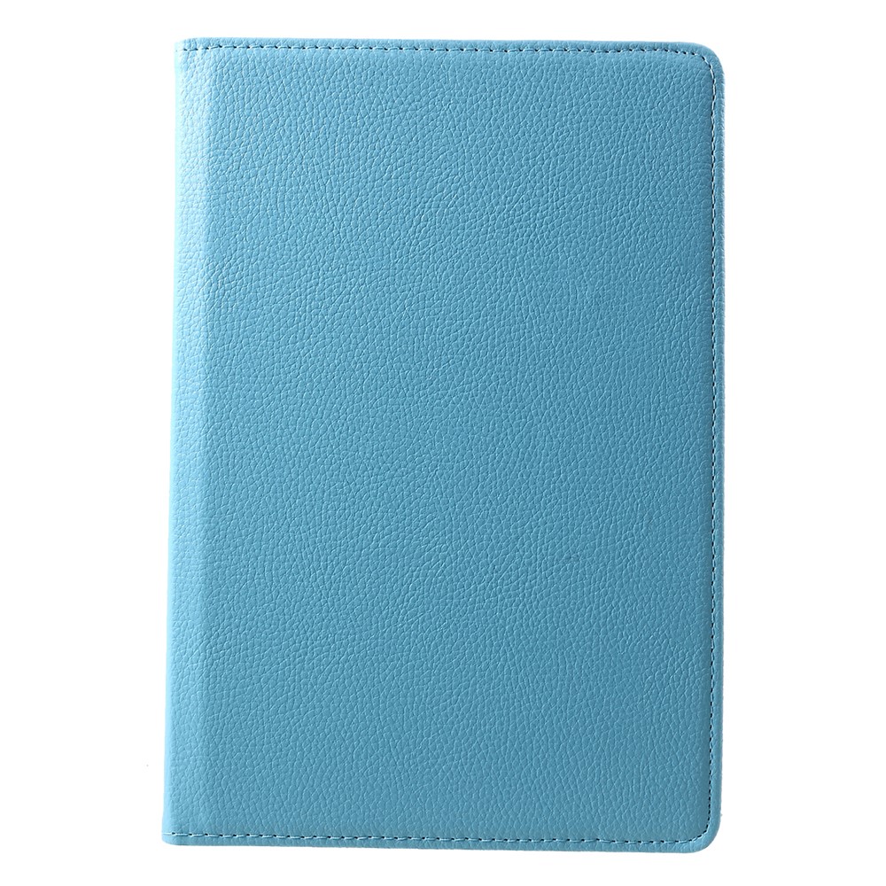 Litchi Skin Leather Protective Case with Rotating Stand for Huawei MediaPad T5 10 - Baby Blue-2
