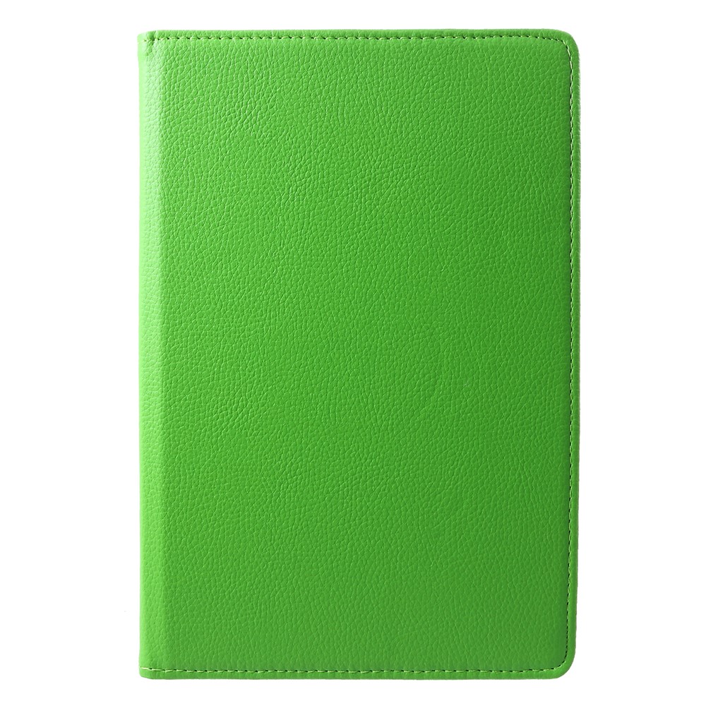 Litchi Skin Leather Shell Cover Con Soporte de Rotación de 360 ​​grados Para Huawei MediaPad T5 10 - Verde