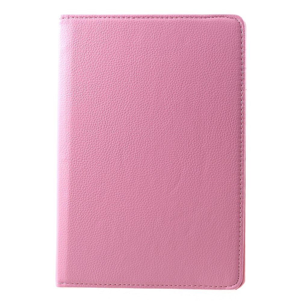 Litchi Skin 360-Degree Rotating Stand Leather Case for Huawei MediaPad T5 10 - Pink-2
