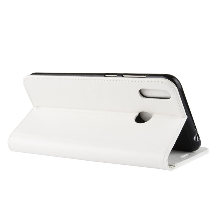 Crazy Horse Texture Wallet Stand Leather Mobile Cover for Huawei Honor 8C - White-8