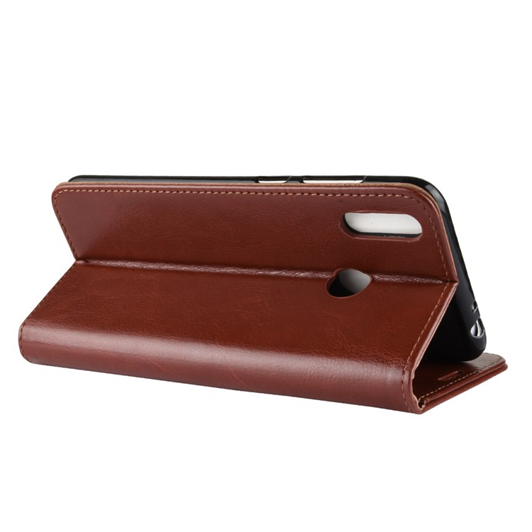 Crazy Horse Texture Wallet Leather Flip Case with Stand for Huawei Honor 8C - Brown-6