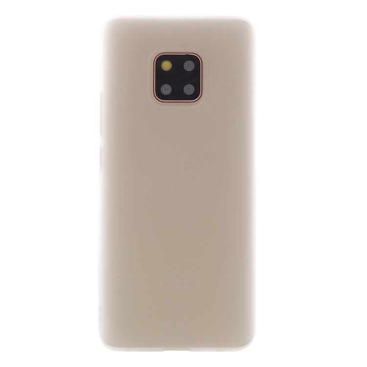 Double-sided Matte TPU Back Case for Huawei Mate 20 Pro - White-1