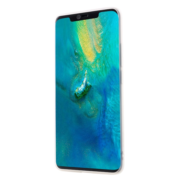 Double-sided Matte TPU Back Case for Huawei Mate 20 Pro - White-2