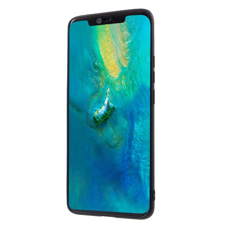 Double-sided Matte TPU Shell Case for Huawei Mate 20 Pro - Black-2