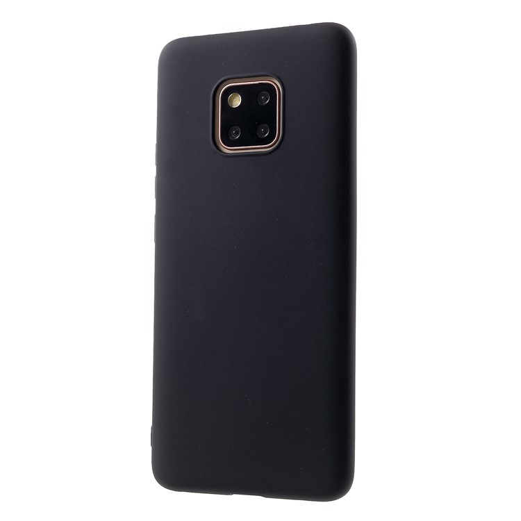 Double-sided Matte TPU Shell Case for Huawei Mate 20 Pro - Black-3