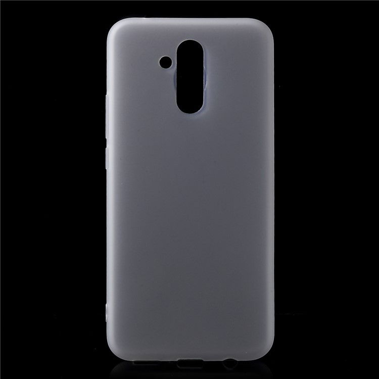 Double-sided Matte TPU Case Phone Cover for Huawei Mate 20 Lite - White-1