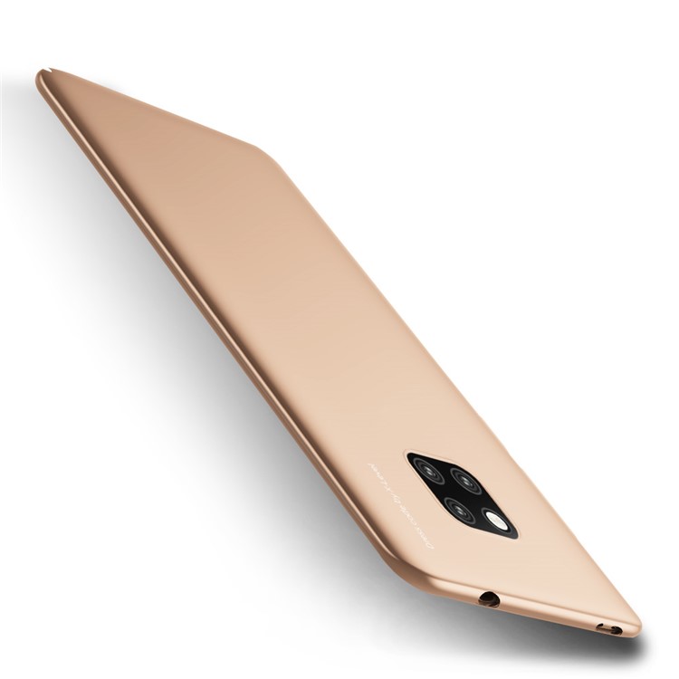 X-LEVEL Knight Series Matte Hard PC Back Shell for Huawei Mate 20 Pro - Gold-2