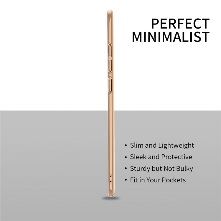 X-LEVEL Knight Series Matte Hard PC Back Shell for Huawei Mate 20 Pro - Gold-3