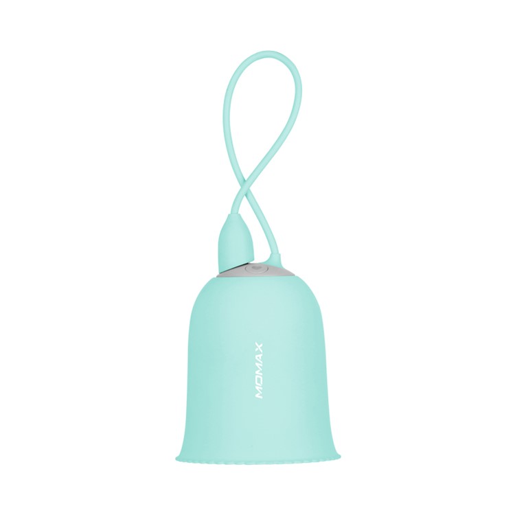 MOMAX iWarmer2 Small Bell Rechargeable 3600mAh Hand Warmer Power Bank - Green-2