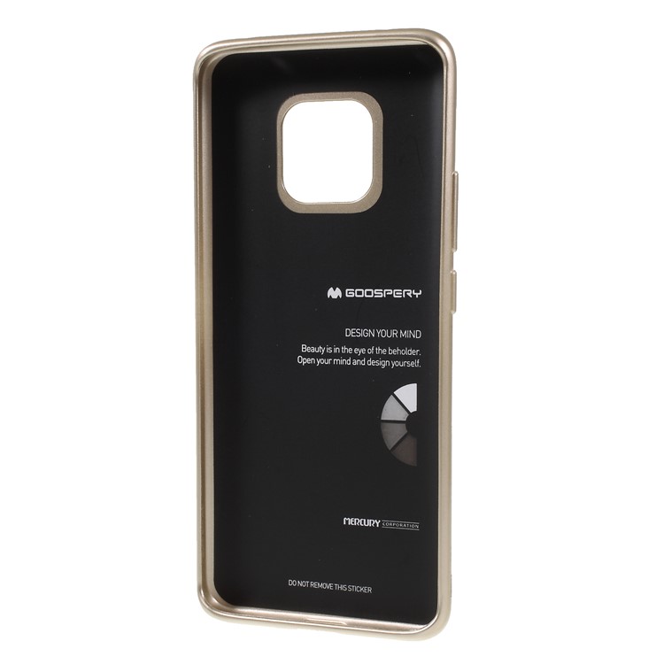MERCURY GOOSPERY Glitter Powder TPU Cell Phone Case for Huawei Mate 20 Pro - Gold-4
