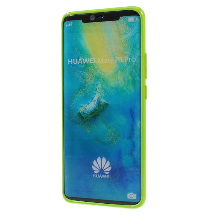 MERCURY GOOSPERY Glitter Powder TPU Cell Phone Cover for Huawei Mate 20 Pro - Green-2