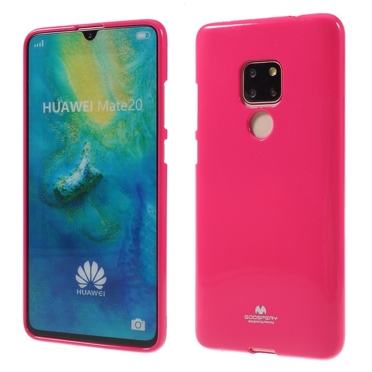 MERCURY GOOSPERY Glitter Powder Soft TPU Phone Case for Huawei Mate 20 - Rose-1