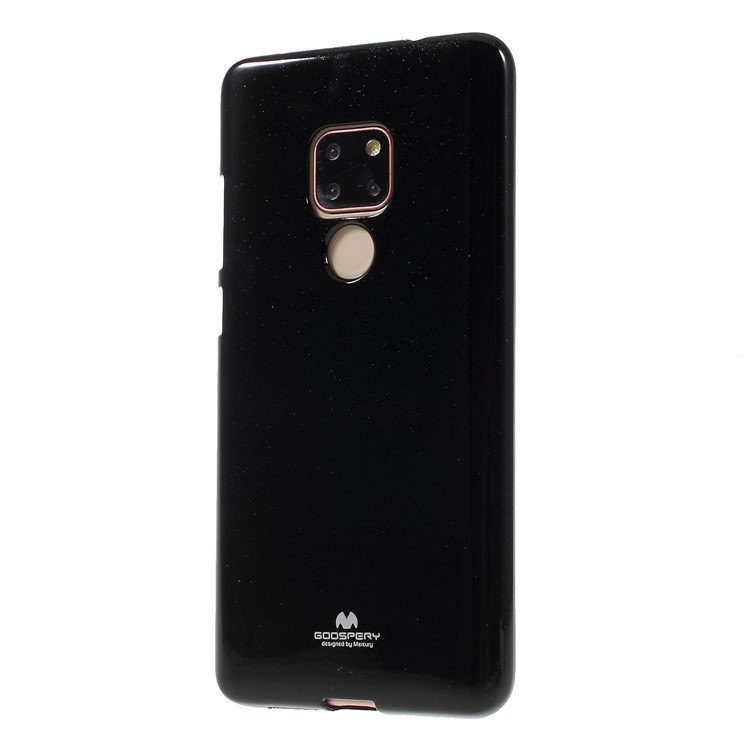 MERCURY GOOSPERY Glitter Powder Soft TPU Phone Cover for Huawei Mate 20 - Black-3
