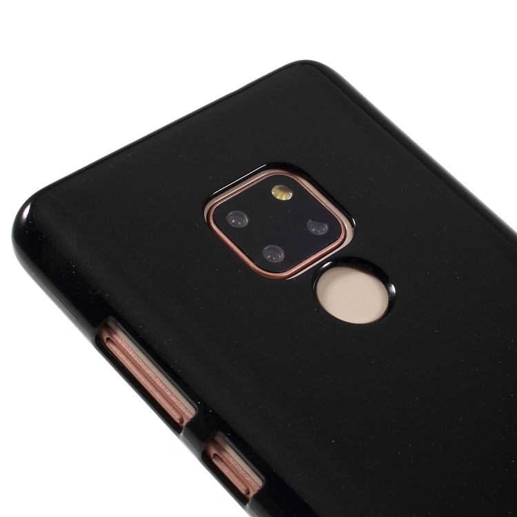MERCURY GOOSPERY Glitter Powder Soft TPU Phone Cover for Huawei Mate 20 - Black-4