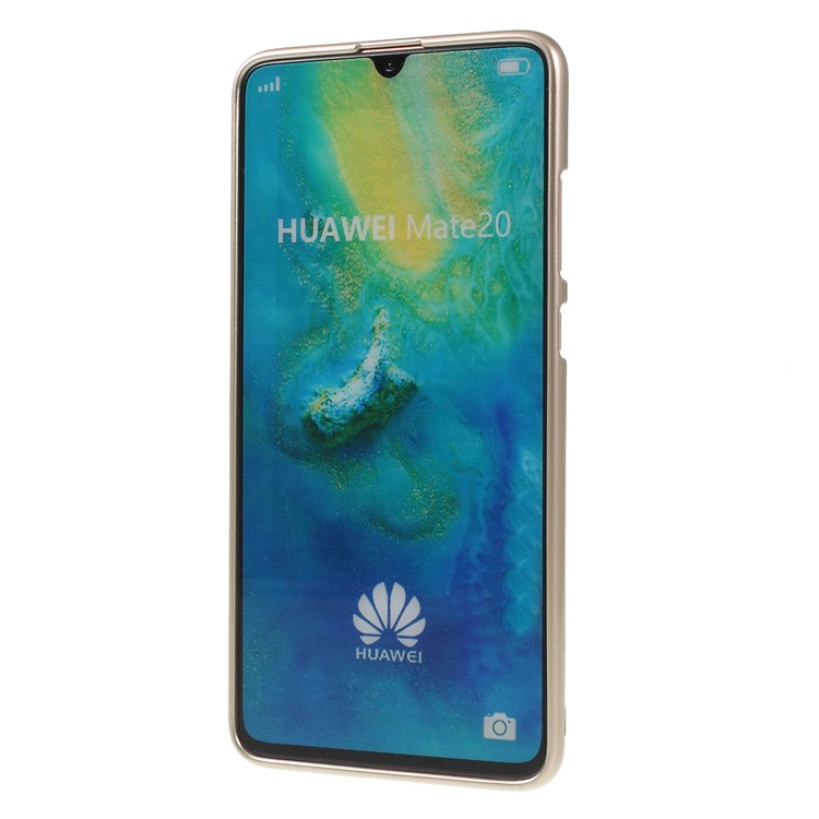 MERCURY GOOSPERY Glitter Powder TPU Cellphone Case for Huawei Mate 20 - Gold-2