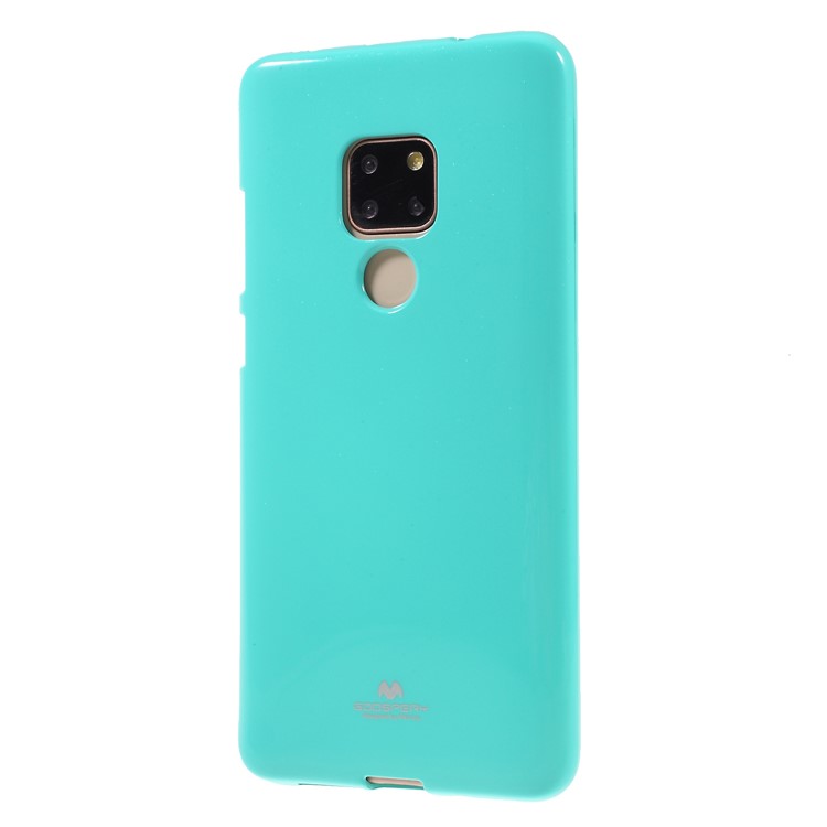 MERCURY GOOSPERY Glitter Powder Soft TPU Back Protector Case for Huawei Mate 20 - Cyan-3