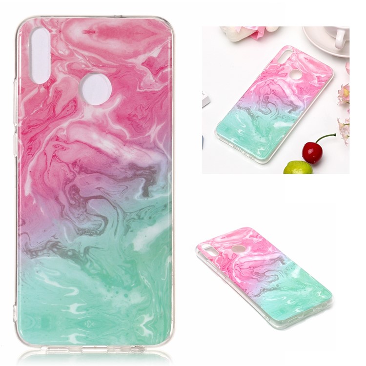 Marble Pattern IMD TPU Cell Phone Case for Huawei Honor 8X / Honor View 10 Lite - Style F-1