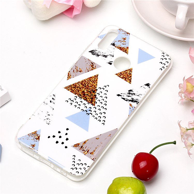Marble Pattern IMD TPU Cover for Huawei Honor 8X / Honor View 10 Lite - Style K-3