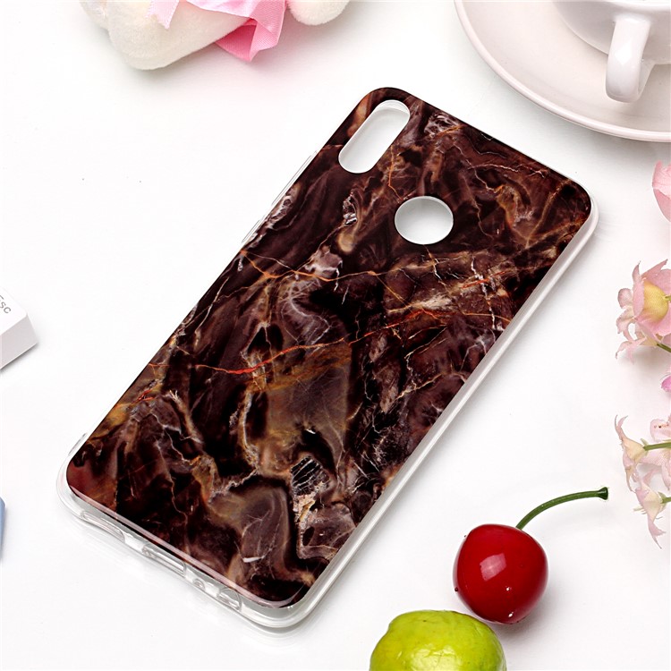 Marble Pattern IMD Flexible TPU Case for Huawei Honor 8X / Honor View 10 Lite - Style R-3