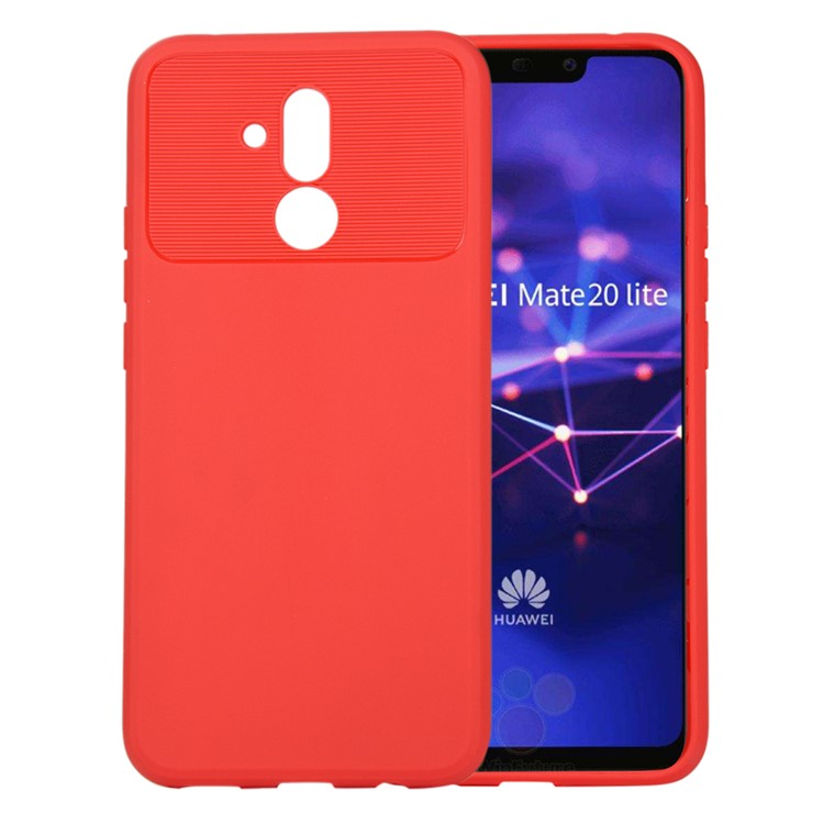 Armour Series Flexible TPU Protection Cover for Huawei Mate 20 Lite - Red-1