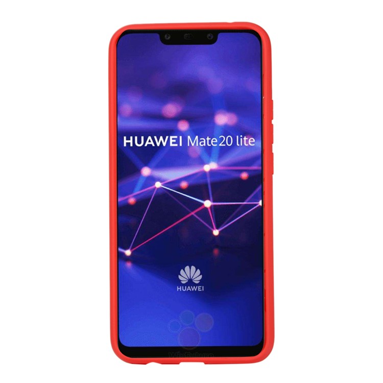 Armour Series Flexible TPU Protection Cover for Huawei Mate 20 Lite - Red-3