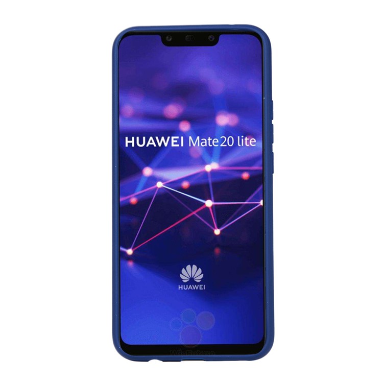 Armour Series Flexible TPU Protective Shell for Huawei Mate 20 Lite - Blue-3