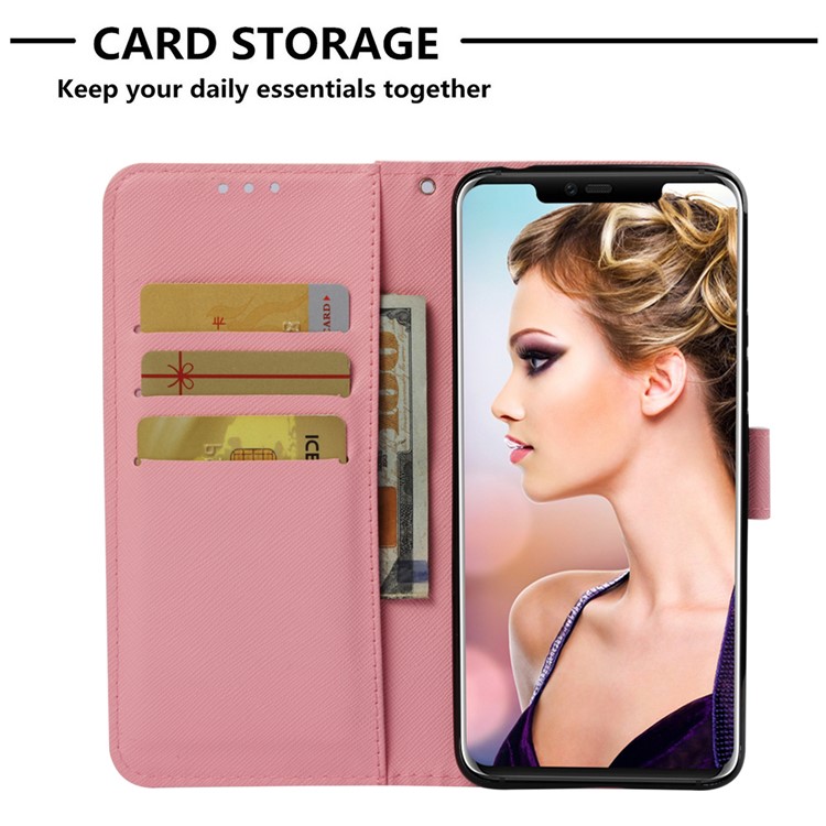 PU Leather Cover Pattern Printing Phone Shell for Huawei Mate 20 Pro - Unicron-6