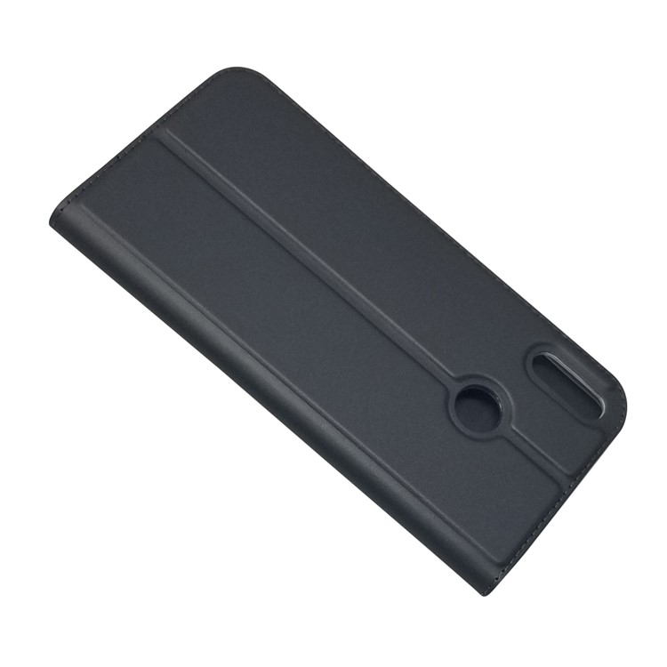 Auto-absorbed Stand Leather Card Holder Mobile Case for Huawei Honor 8X / Honor View 10 Lite - Black-4