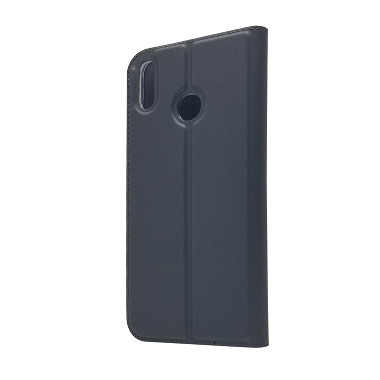 Auto-absorbed Stand Leather Card Holder Mobile Case for Huawei Honor 8X / Honor View 10 Lite - Black-9