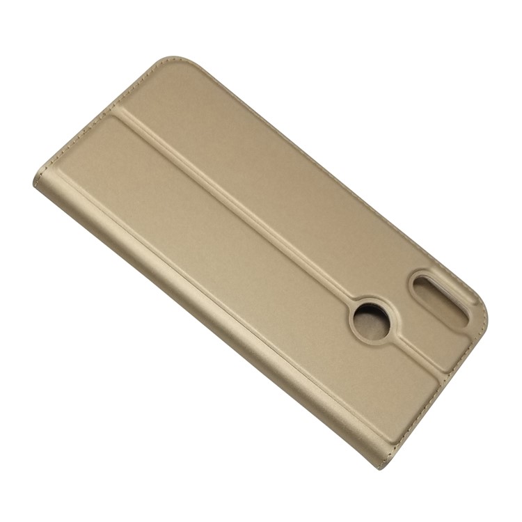 Auto-absorbed Stand Leather Card Holder Mobile Shell for Huawei Honor 8X / Honor View 10 Lite - Gold-4
