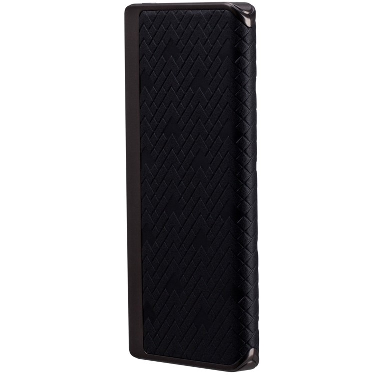 MOMAX MFI Certified iPower Elite+ 2.4A 8000mAh Backup Power Bank Cowhide Leather Skin - Black-8