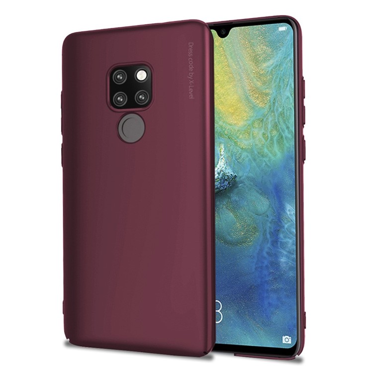 X-LEVEL Knight Series Frosted PC Hard Phone Shell for Huawei Mate 20 - Wine Red-1