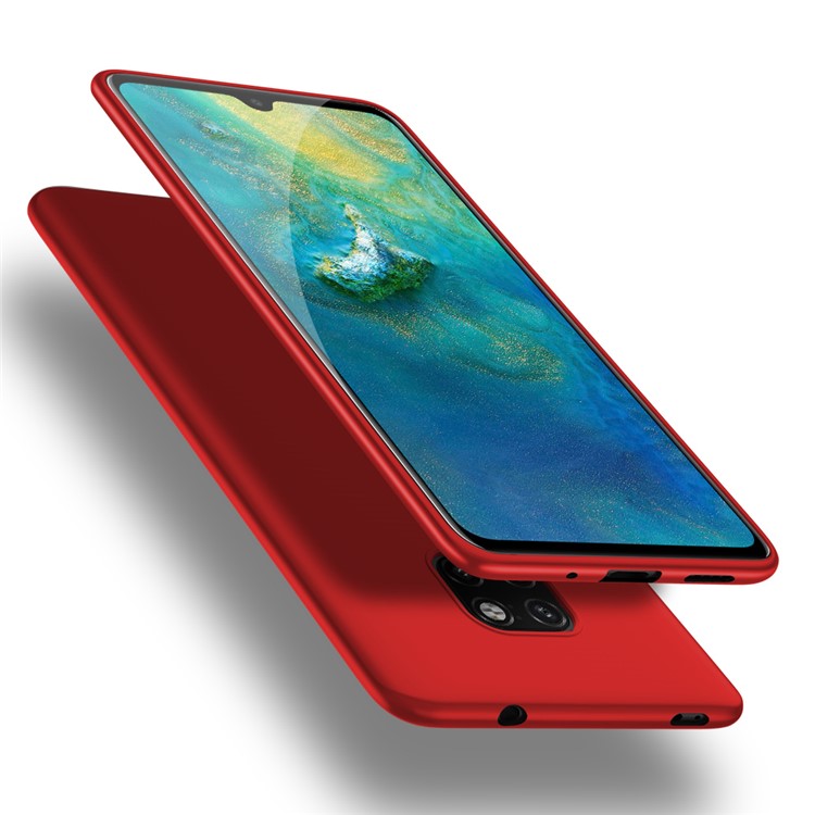 X-LEVEL Ultra-thin Frosted TPU Casing for Huawei Mate 20 - Red-1